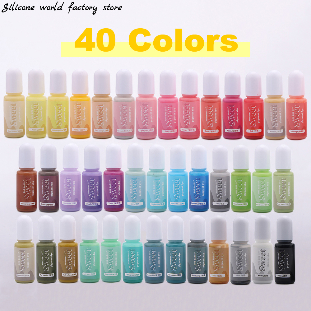 Resin Pigment Alcohol Ink - Silicone World 10ML Einfarbige Harz-Pigmente Ölige