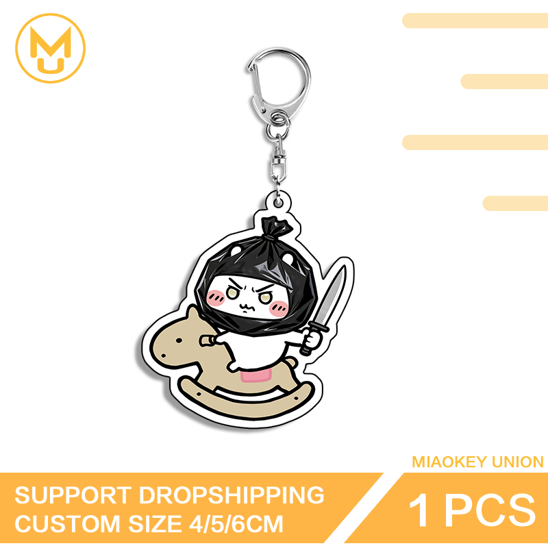 Resin Art A Keychain - Weißer Hamster Traehest Lustiger Anhänger Hängende