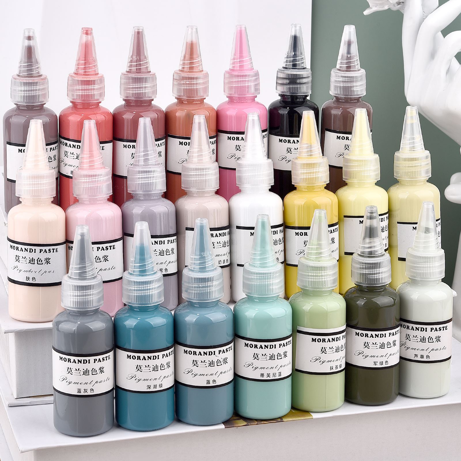 Resin Pigment Alcohol Ink - Morandi Farben Flüssigharzpigmente Epoxidharz UV-Harz Tinte