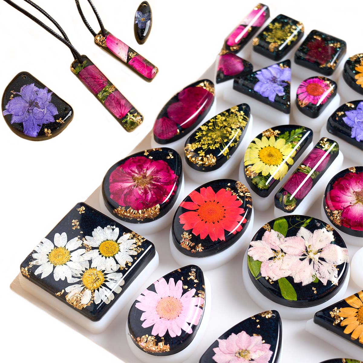 Resin Art A Keychain - Zeit Stein Anhänger Silikonform DIY Schmuck