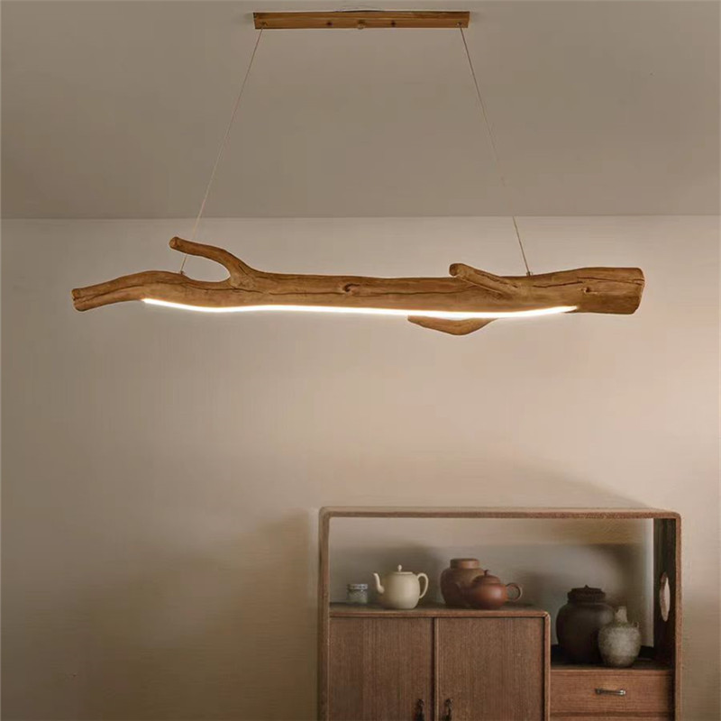 Resin Art Dining Table - Vintage Baum Branche Kronleuchter LED Harz