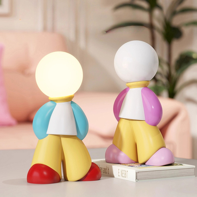 Resin Art For Anniversary Gift - Dopamin Kreative Charakter Statue Kunst Ornament