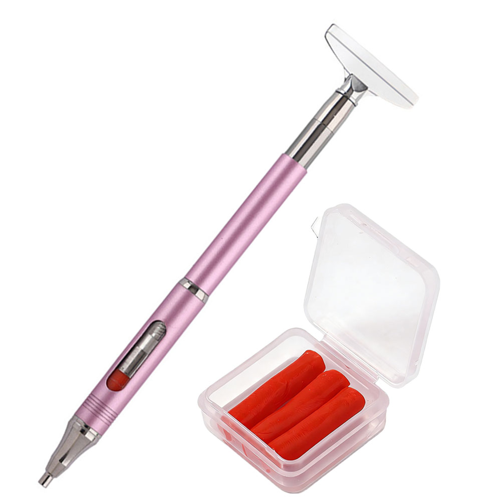 Resin Art Glue - 5D DIY Diamantkunst-Stifte, Nachfüllbarer Wachs-Drehklebstift, Nagelkunst-
