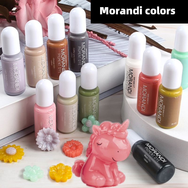Resin Pigment Alcohol Ink - 24 farben Morandi Undurchsichtige Farbe Pigment