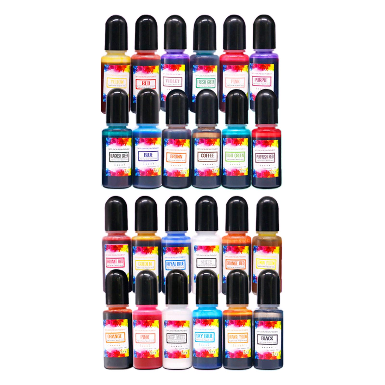 24 Stück Alkoholtinten Epoxidh – Resin Pigment Alcohol Ink Bewertung und Preis