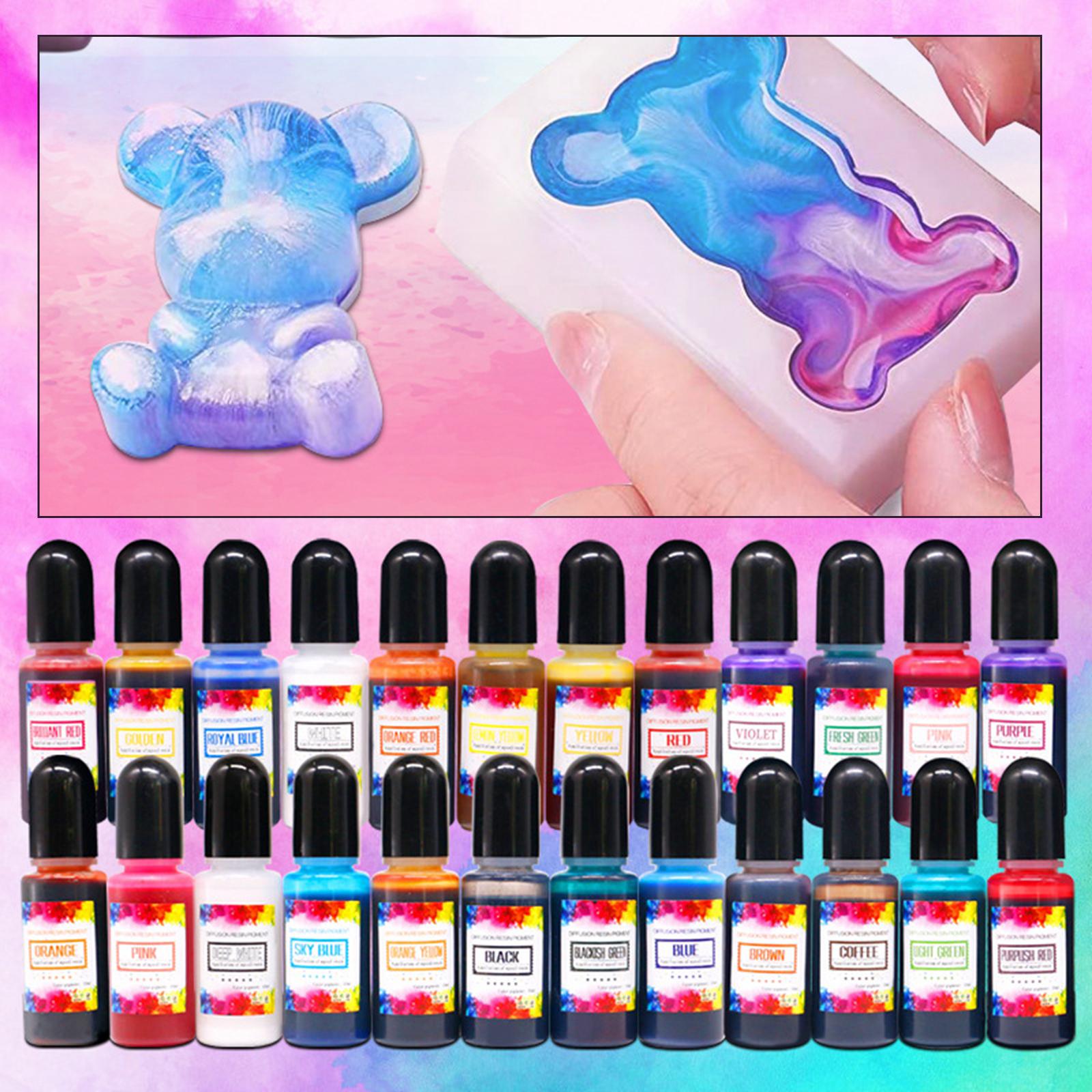 24 Stück Alkoholtinten Epoxidh – Resin Pigment Alcohol Ink Bewertung und Preis