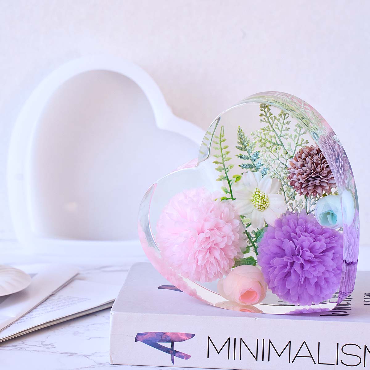 Große Liebes-Silikonform, DIY  – Resin Art Mould Bewertung und Preis