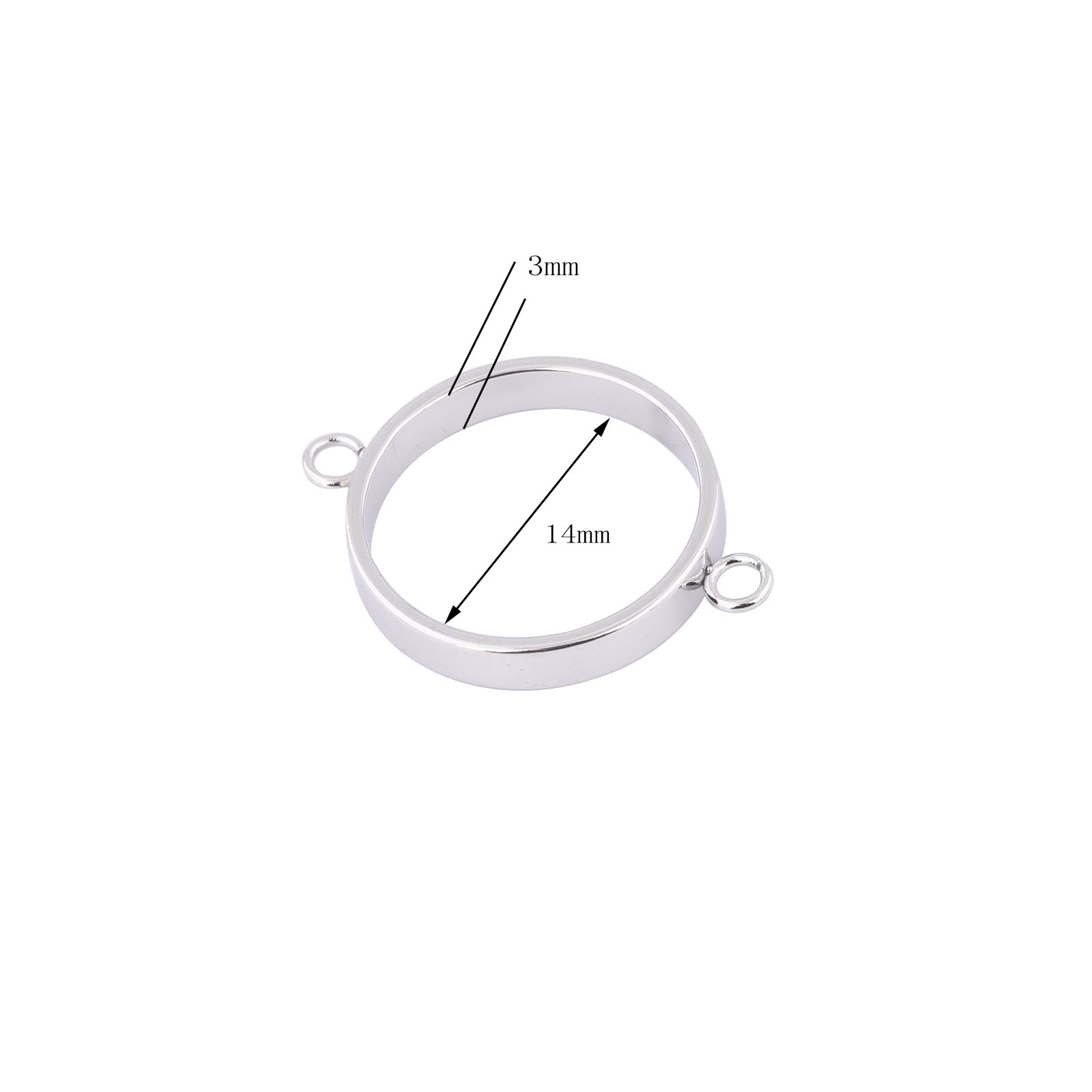 10 Stück Edelstahl 14 mm offen – Resin Art For Sale Bewertung und Preis
