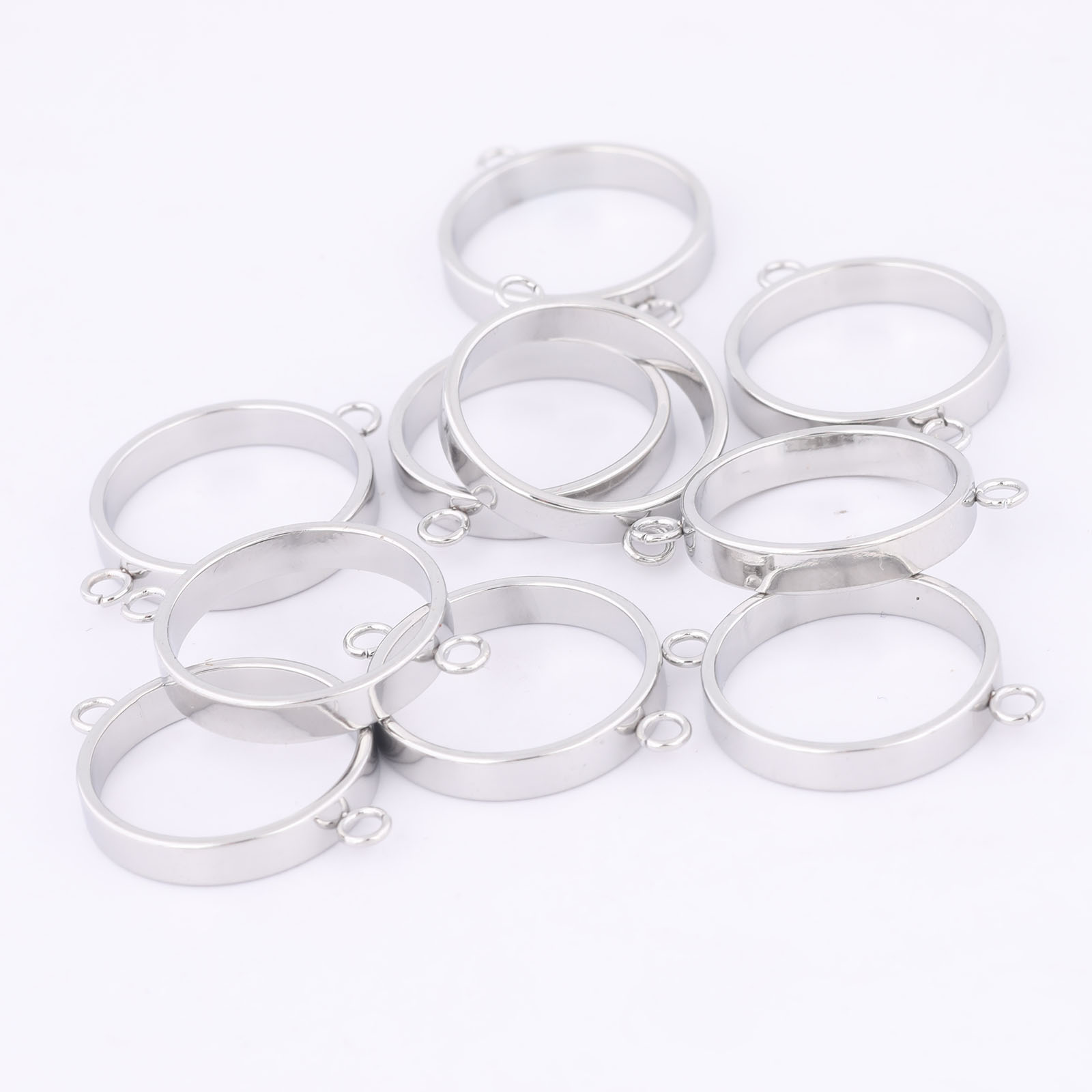 10 Stück Edelstahl 14 mm offen – Resin Art For Sale Bewertung und Preis