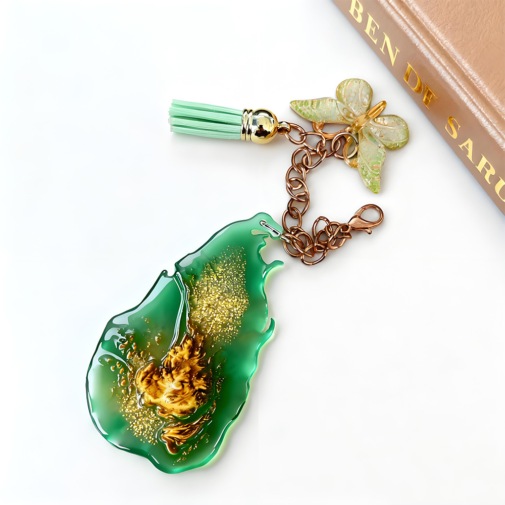 Sri Lanka Karte Form Anhänger  – Resin Art A Keychain Bewertung und Preis