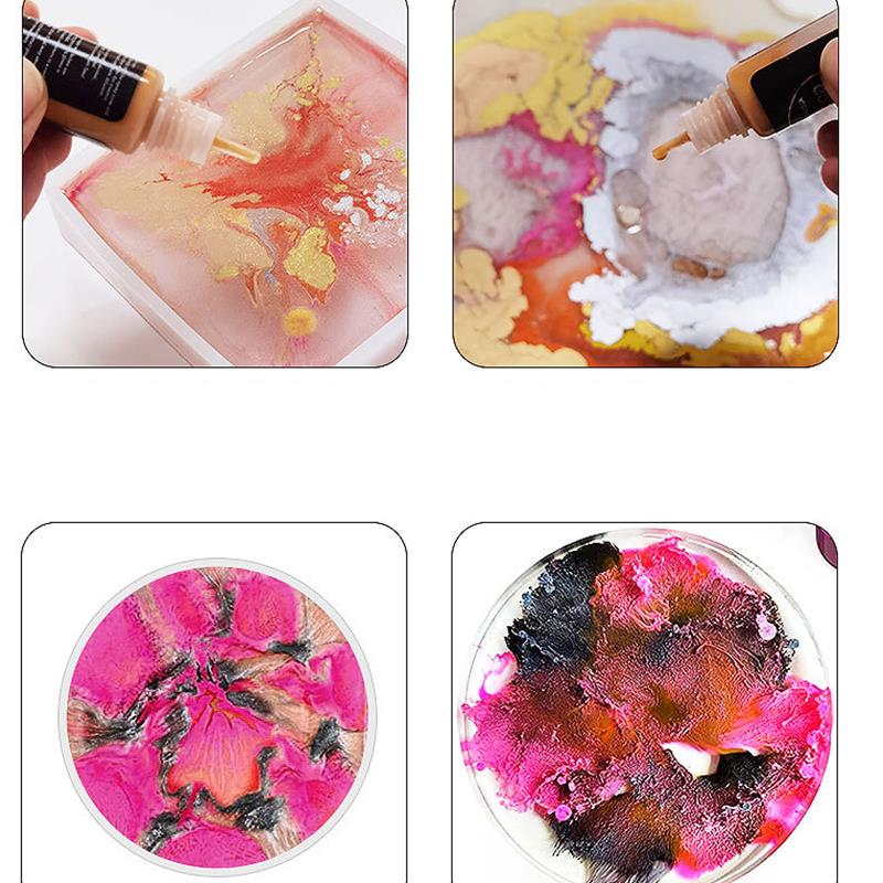 1 Set Kunsttinte Alkohol Epoxi – Resin Pigment Alcohol Ink Bewertung und Preis