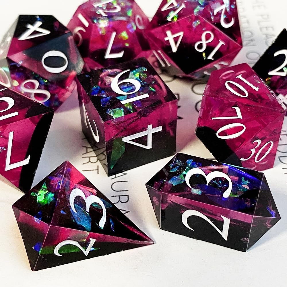 DIY DND Sharp Edge Würfel Sili – Resin Art Mould Bewertung und Preis