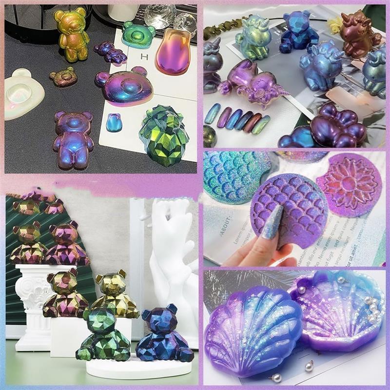 3g Chamäleon Glimmer Pulver Ep – Resin Art And Jewelry Bewertung und Preis