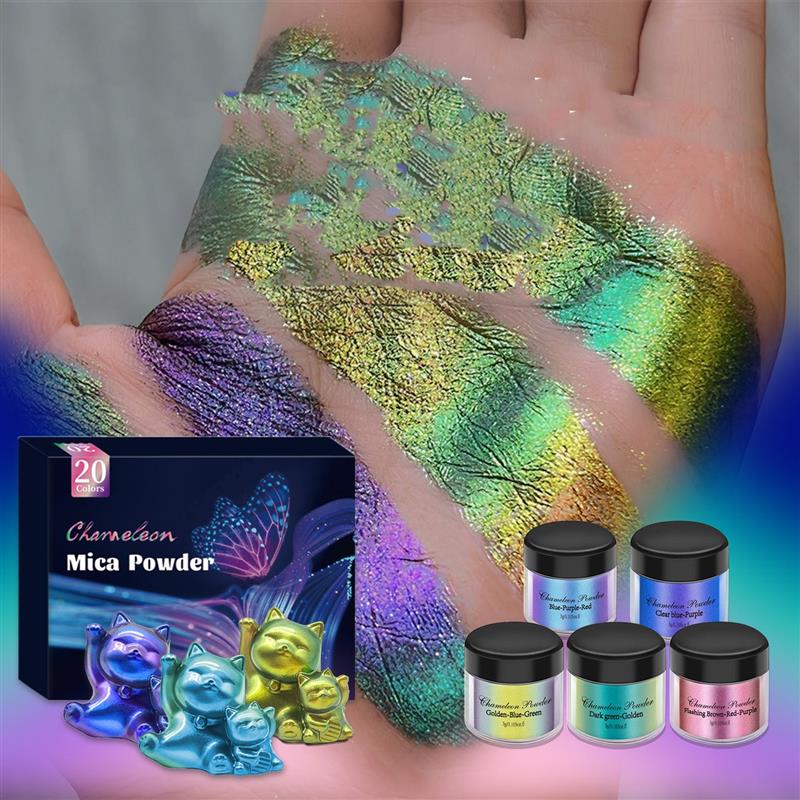 3g Chamäleon Glimmer Pulver Ep – Resin Art And Jewelry Bewertung und Preis
