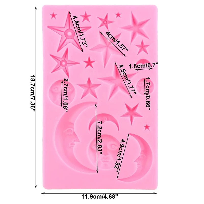 Sonnengesicht, Mond, Sterne, P – Resin Art Mould Bewertung und Preis