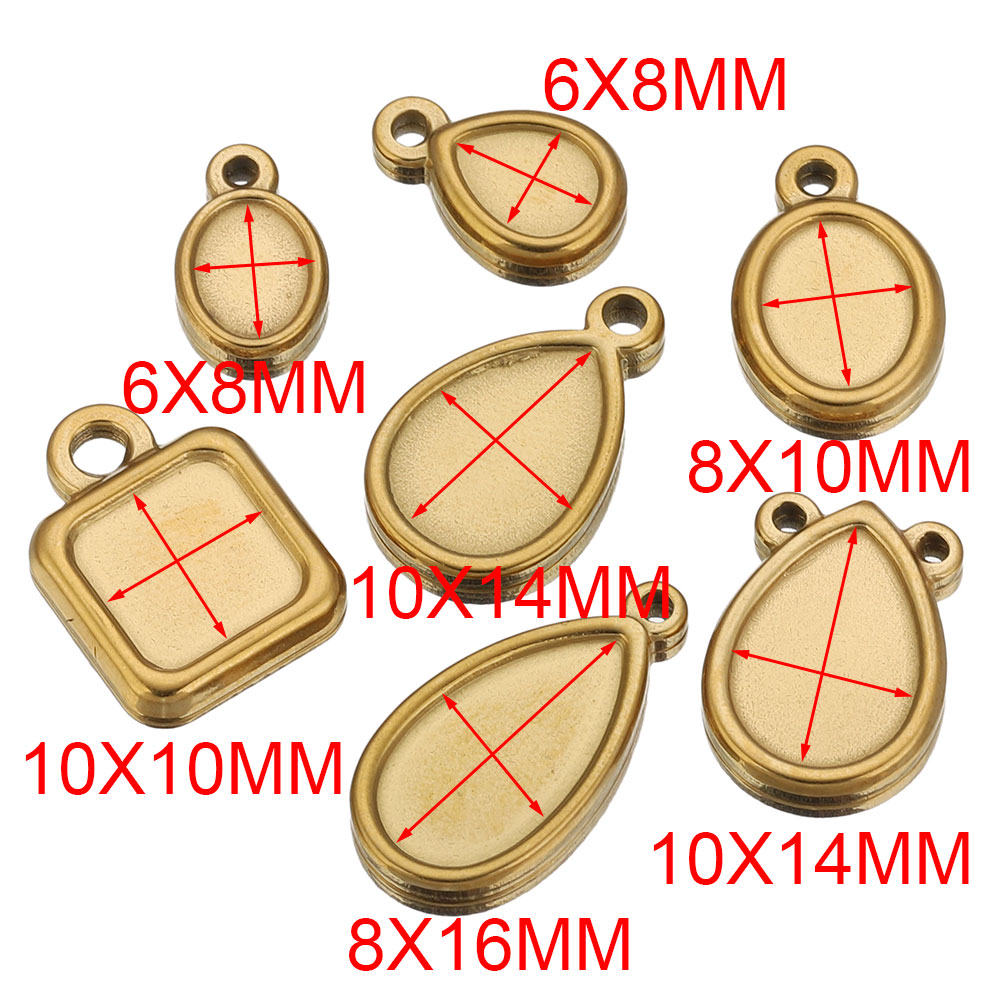 5 Stück Edelstahl-Anhängerrohl – Resin Art For Sale Bewertung und Preis