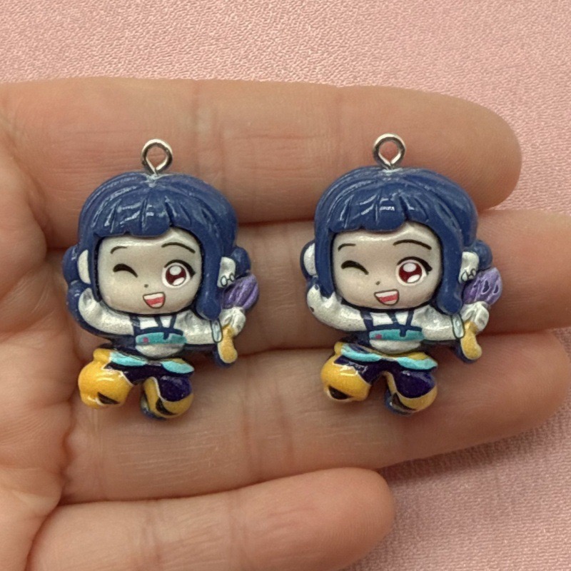 10 Stück Cartoon-Anhänger aus  – Resin Art For Sale Bewertung und Preis