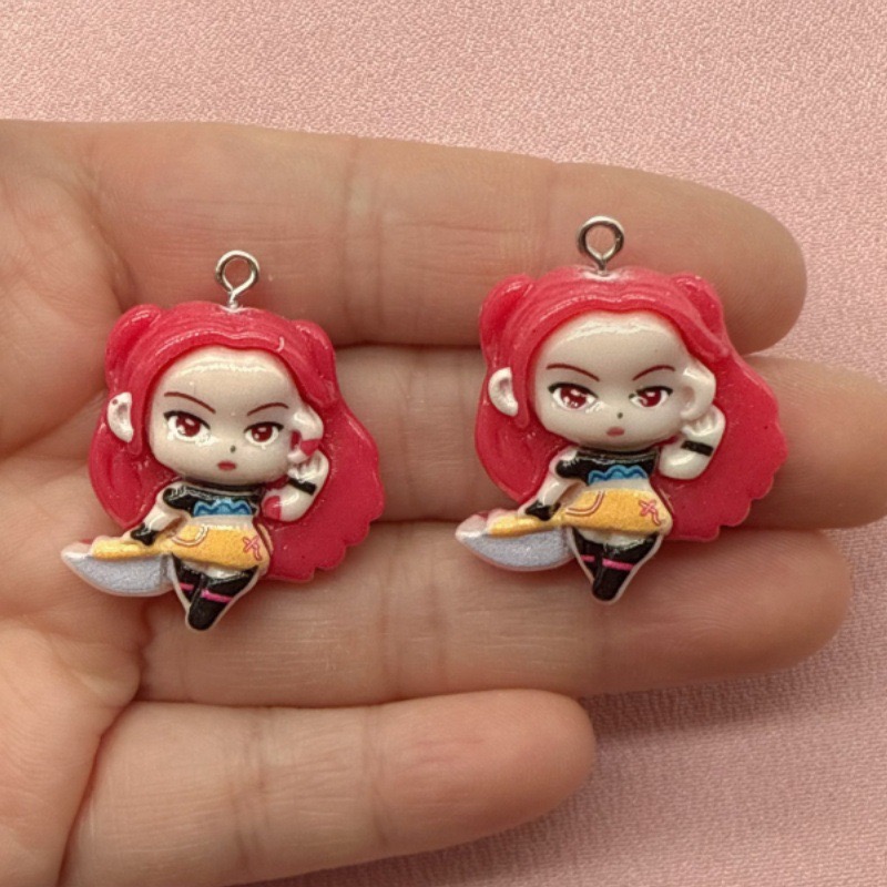 10 Stück Cartoon-Anhänger aus  – Resin Art For Sale Bewertung und Preis