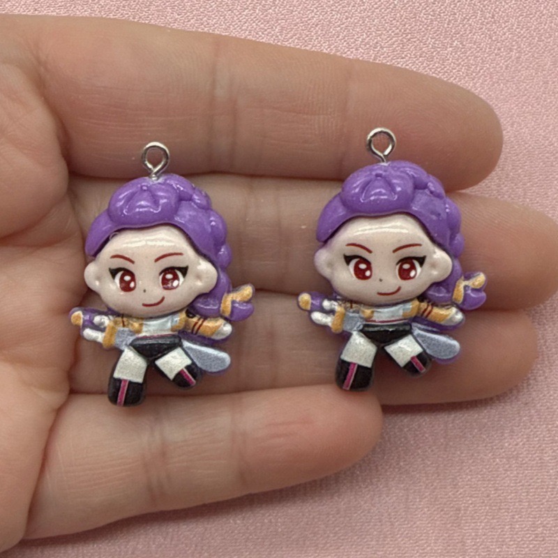 10 Stück Cartoon-Anhänger aus  – Resin Art For Sale Bewertung und Preis
