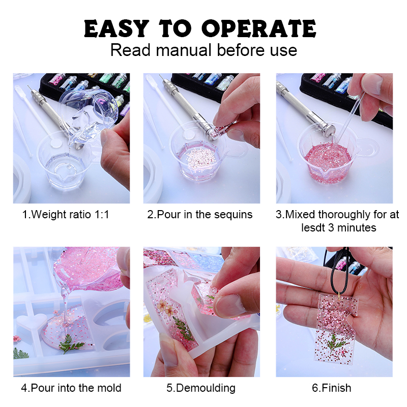 Epoxidharz-Silikonformen, Star – Resin Art A Keychain Bewertung und Preis