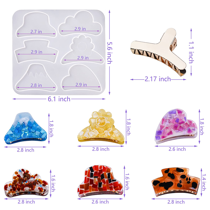 Haar Klaue Clips Silikon Harz  – Resin Art Glue Bewertung und Preis