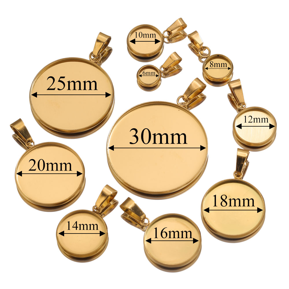 10 Stück Edelstahl Gold Anhäng – Resin Art For Sale Bewertung und Preis