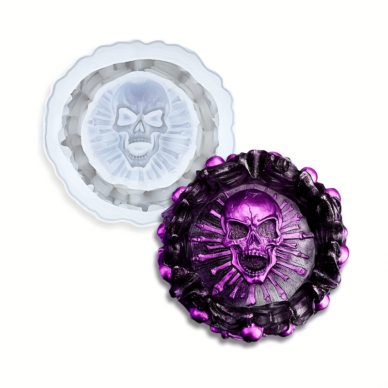 Aschenbecher-Form, Totenkopf D – Resin Art Mould Bewertung und Preis