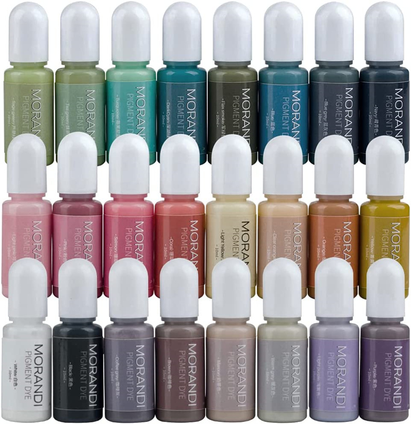 24 farben Morandi Undurchsicht – Resin Pigment Alcohol Ink Bewertung und Preis