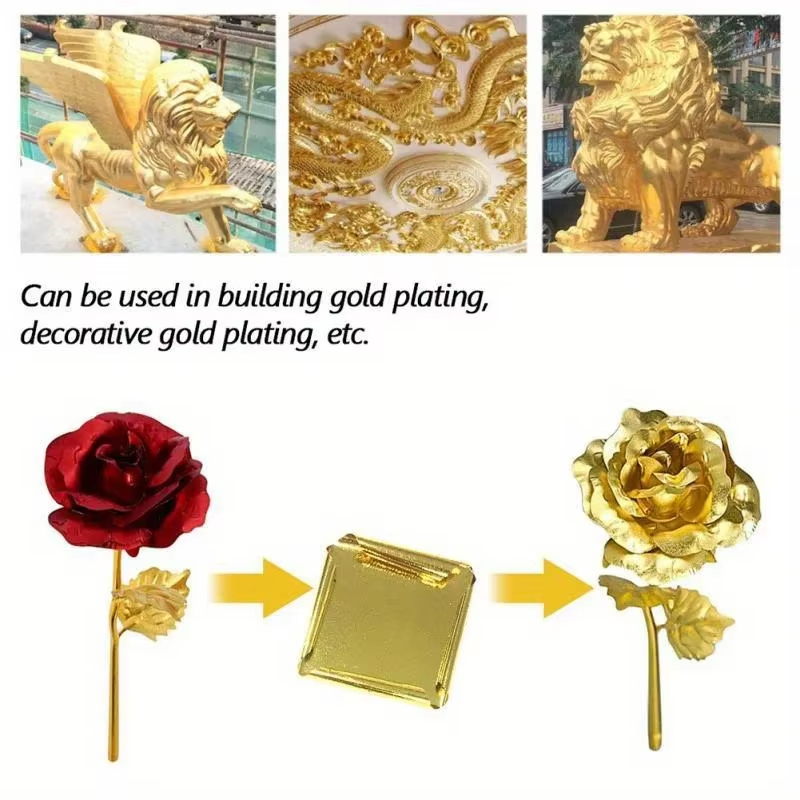 100 Stück Imitations-Gold-Silb – Resin Art For Anniversary Gift Bewertung und Preis