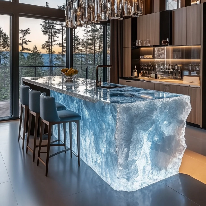 Moderner, leichter, luxuriöser – Resin Art Dining Table Bewertung und Preis