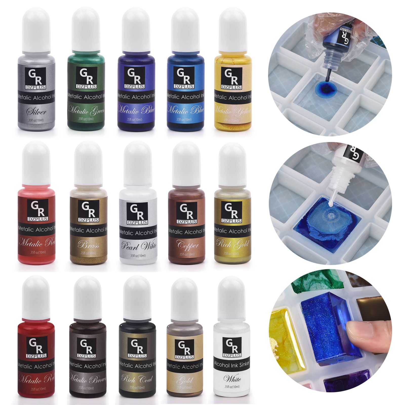 1 Set Harz Pigment Kit Kunst T – Resin Pigment Alcohol Ink Bewertung und Preis